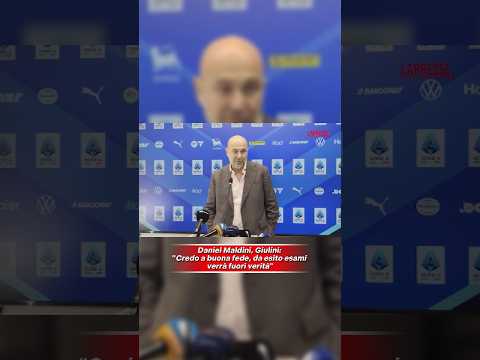Video Caso Maldini, Giulini difende il giocatore: Esami negativi, credo alla sua buona fede