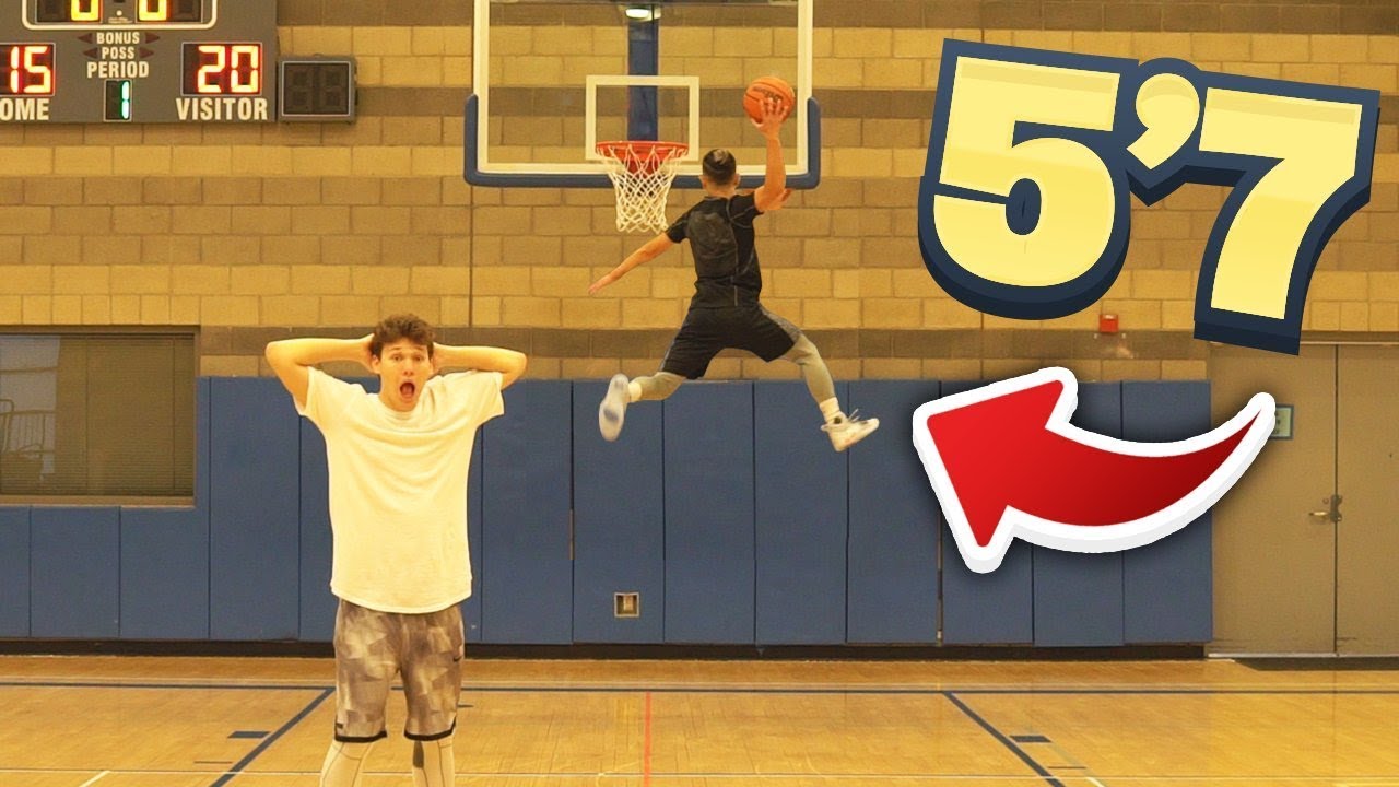 5'7 Asian Guy Does The MOST INSANE DUNKS BASKETBALL YouTube