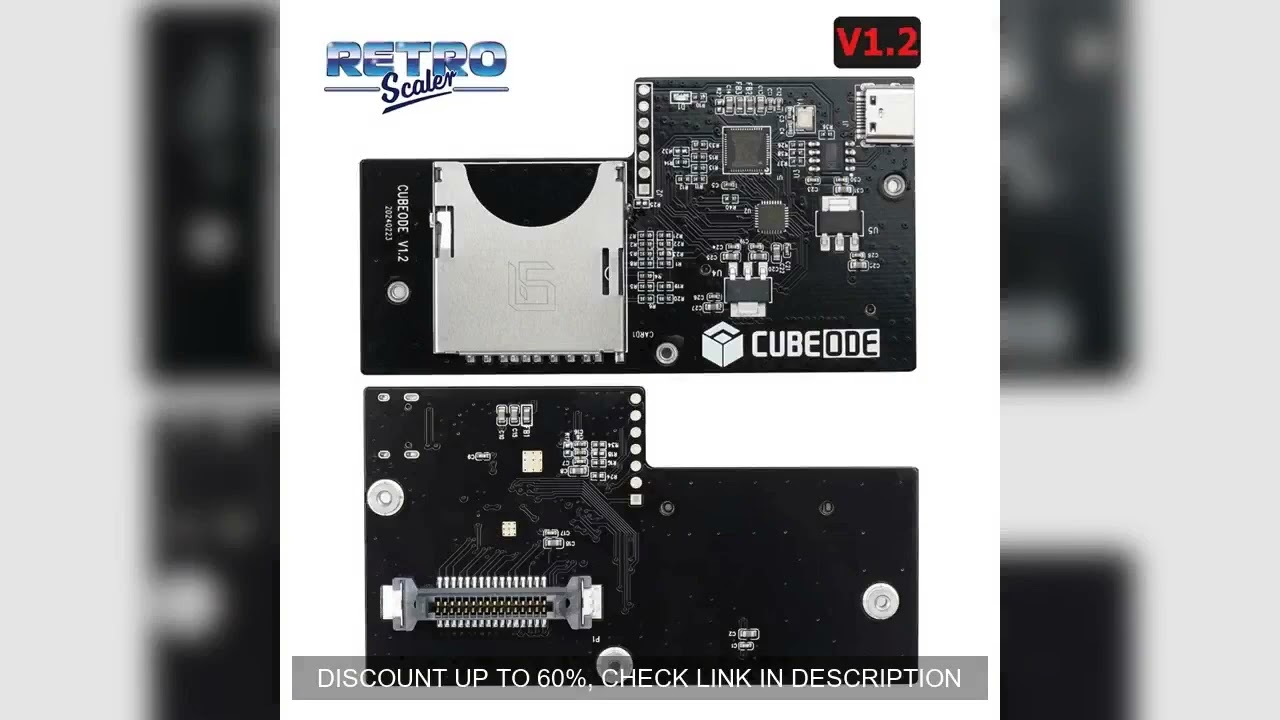 RetroScaler CUBEODE V1.2 Optical Drive Emulator for GC Loder Swiss SD2SP2 Replace for All Version NG