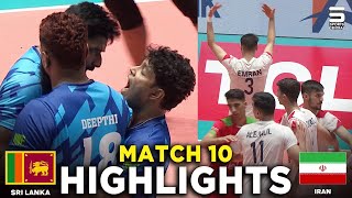 Full Highlights | Sri Lanka vs Iran | Match 10 | 2nd Engro Cava Volleyball Nations League 2024