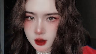 Hướng dẫn Makeup như các tỷ tỷ Douyin | makeup tone hồng đậm sống ảo quay tiktok ||| Oanh Khởi 🍓🍓