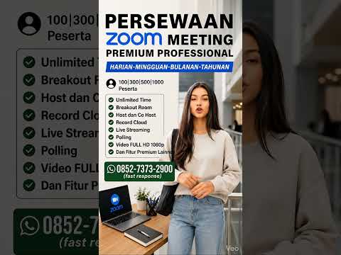 Jasa Persewaan Zoom Premium #zoommeeting #zoompremium #sewazoom