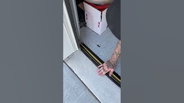 this garage door threshold seal strip and it