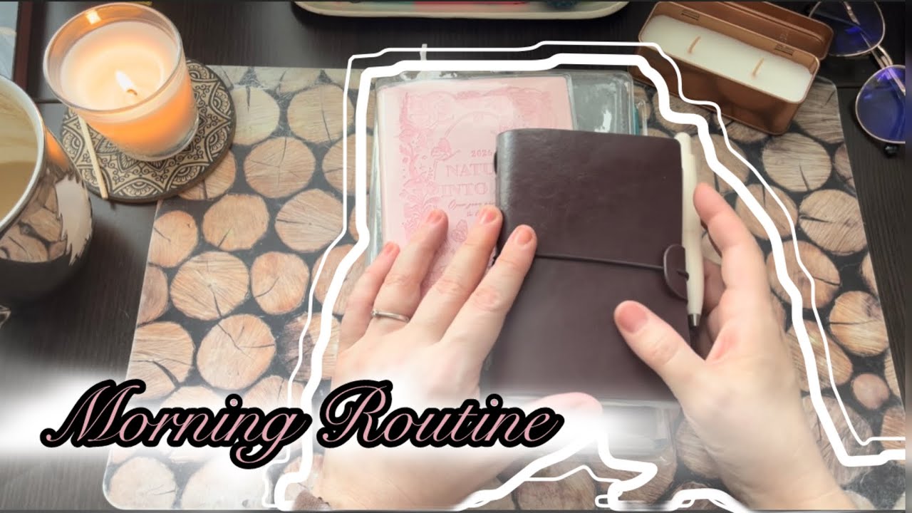 Silent Morning Planning | Утренняя рутина с блокнотом @LifeinNotebook 