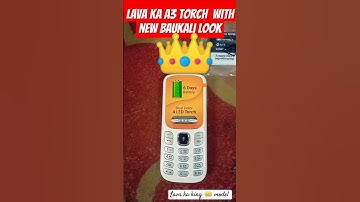 Lava A3 torch model with dangerous look with side light button  #shorts #trending #upcoming phones