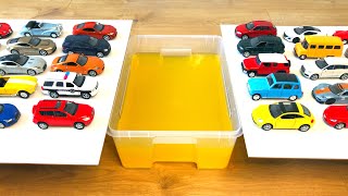 Cool Diecast Model Cars Moving and Sliding Into The Water screenshot 2
