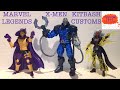 Marvel Legends X-Men Custom Kitbash Action Figures Age of Apocalypse Sunfire Madcap Wolverine Storm