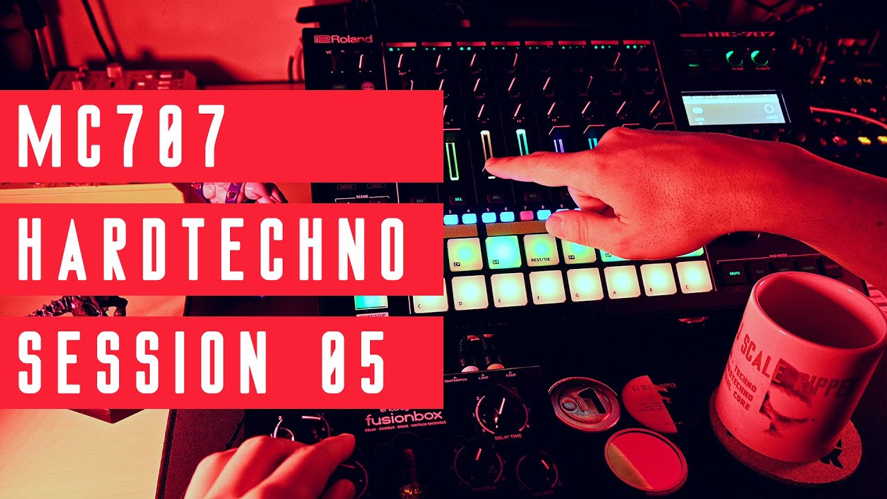 4K Studio Session 05 | MC707 | Raw Techno Performance of 'Suicidal Cricket' by Dj Scale Ripper