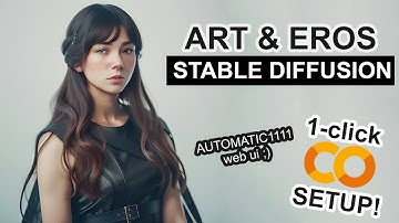 Art & Eros (aEros) - Stable Diffusion 1-CLICK Google Colab Setup