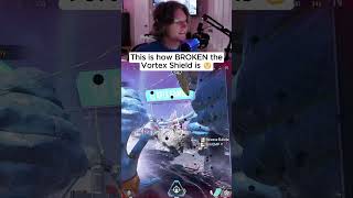 THE VORTEX SHIELD IS BROKEN 😁   #apex #apexlegends #apexlegendsclips #apexclips