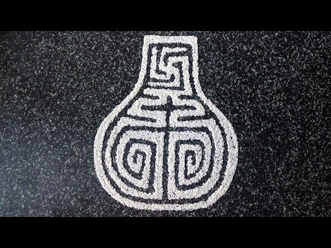 Jain Gahuli || Swastik || Simple Gahuli Design || Easy Gavli Making