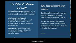 Understanding citations