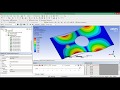 2.2 Анализ колебаний плоской пластины с отверстием в ANSYS Modal