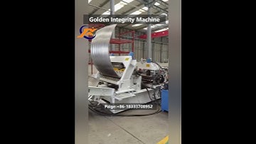 3mm Silo corrugated/ water tank automatic forming machine with auto punching and auto curving