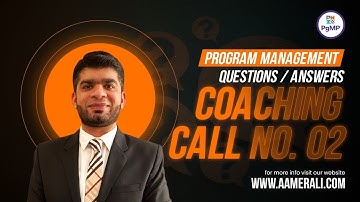 PgMP Coaching Call No. 2 on 05-Mar-2023_5 Questions of PgMP