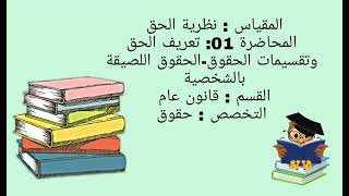 تعريف الحق وتقسيمات الحقوق-الحقوق اللصيقة بالشخصية