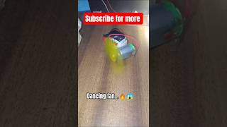 Dancing Fan Experiment 😱🔥#experiment #diy #dcfan #vltechvishu #dancing #project #projectkit