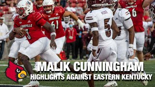 Louisville Qb Malik Cunningham Highlights Eastern Kentucky
