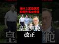 【自民党】女性天皇を認めるべきだ！：船田はじめ議員 #愛子さま #愛子天皇 #女性天皇 #女系天皇 #short #shorts #自民党 #養子縁組