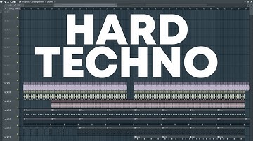 How To Make HARD TECHNO!! - FL Studio Tutorial (+FREE FLP)