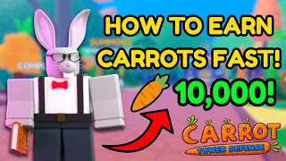 HOW TO EARN LOTS OF CARROTS FOR BEGINNERS IN CARROT TOWER DEFENSE!