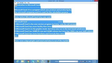 Excel teaching with Pashto language first lesson
