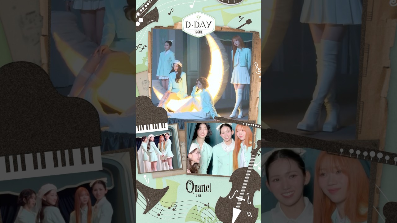 ┈ D-DAY ┈ Again the quartet #ISSUE #QUARTET #ISSUE_Quartet #shorts