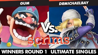 Scrims Showdown 48 - gum (Wario) Vs. DrMichaelBay (Sheik) SSBU Ultimate Tournament