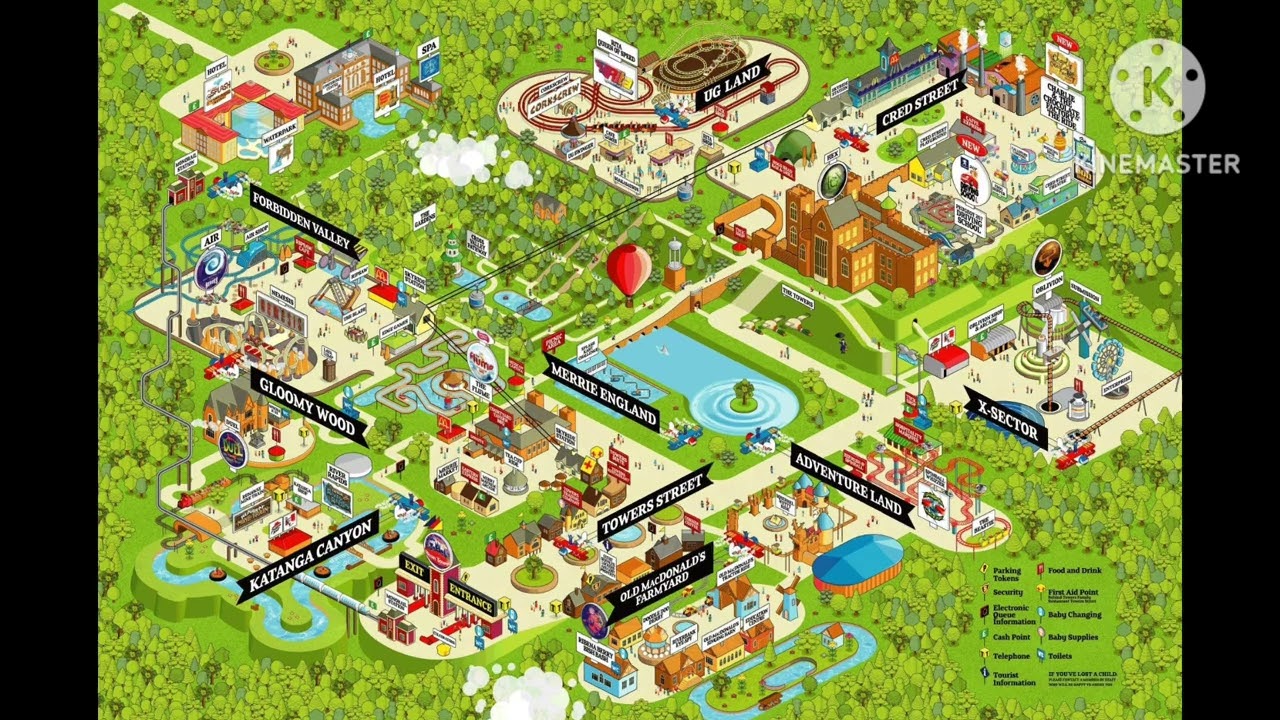 alton towers map 1850-2032