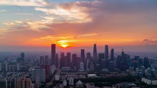 Download Lagu Cinematic Sunset Over Urban Skyline — Timelapse 4K MP3