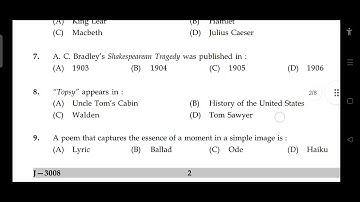 June 2008 English 2 #ntanet #ntaupdates #nta #ntaugcnet #csponkarthikeyan #netpreviousyearquestions