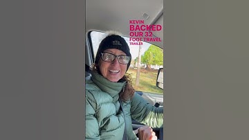 Backing up a 32’ trailer! #rvliving #funny #rvlife #fulltimervers #travel #granddesignrv #shorts