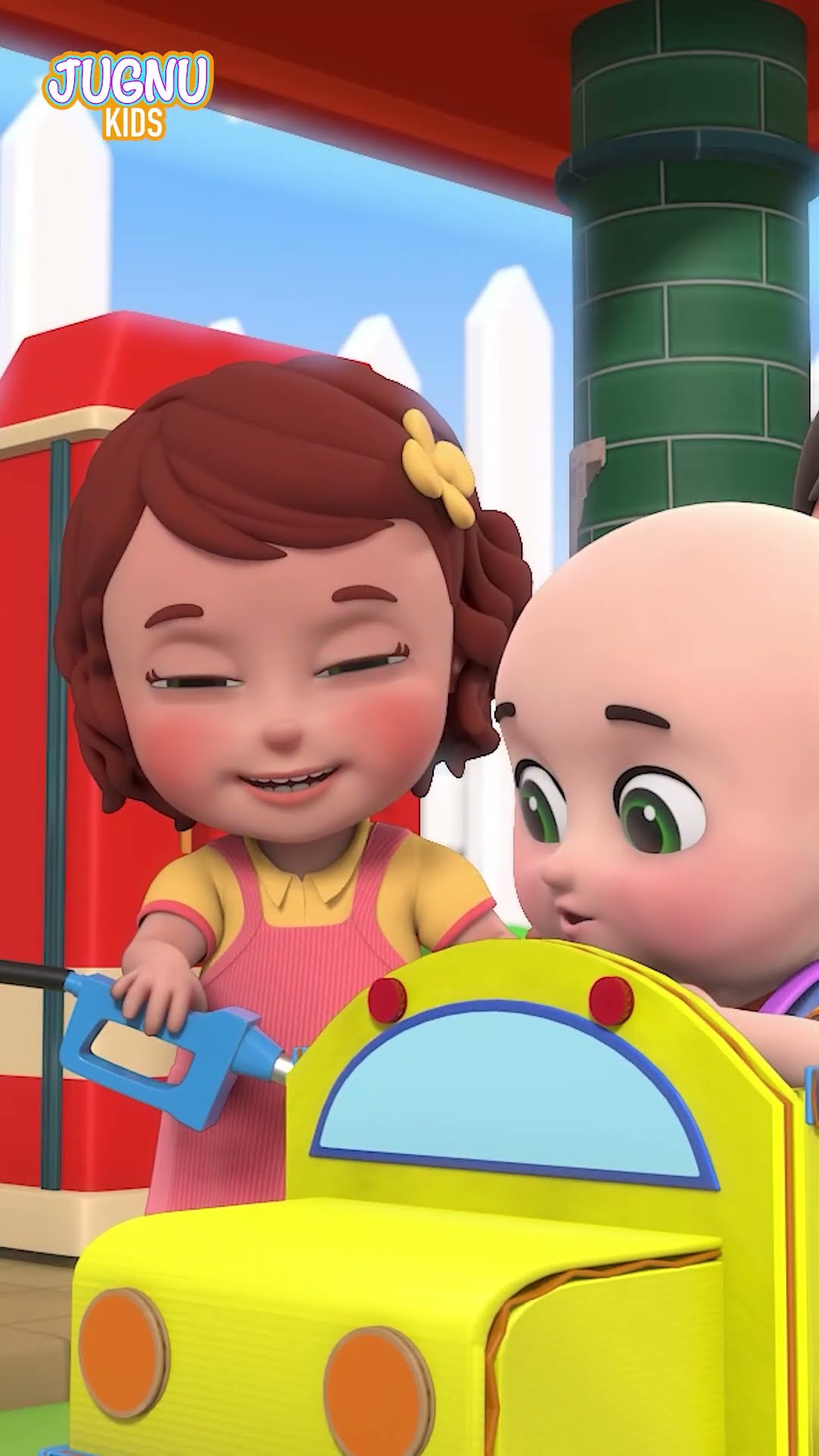 The Wheels On the Train, Taxi \u0026More Vehicle Songs \u0026 Rhymes for Kids #shorts #shortfeed #viral