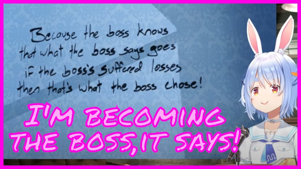 Pekora chooses a path of Violence and Death...Stanley's Death [Hololive]