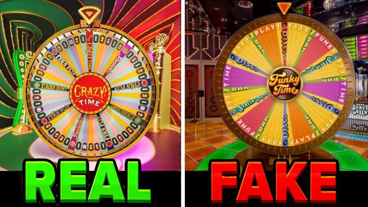 Crazy Time Casino slot scherm