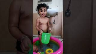 its Aru shower time 🥰🚿🚿 || fun in bathtub🛀