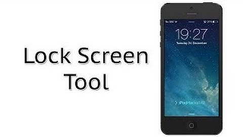 iOS 7 Cydia Tweaks Lock Screen Tool