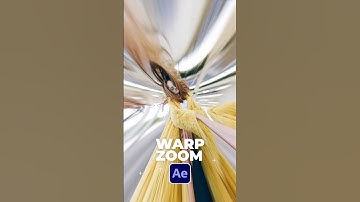 Capture Attention With Warp Zoom Effects in After Effects #tutorial