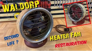 Old Waldorp 175/25 heater fan (ASMR Restoration)