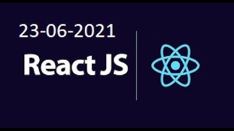 REACT JS ON ZOOM ON 23-06-2021