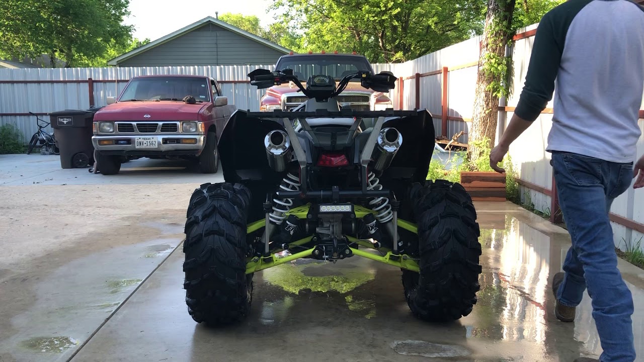Polaris Scrambler 1000 Rjwc Exhaust No Tune Youtube
