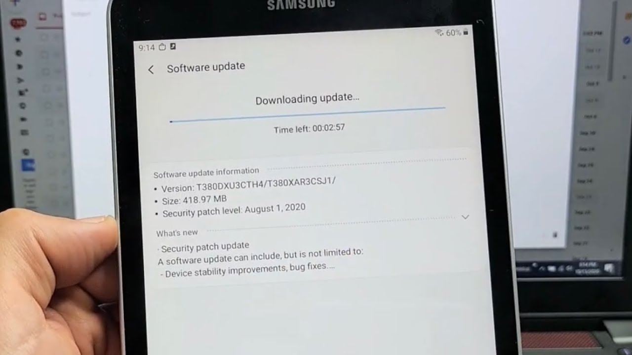 android tablet software upgrade download
