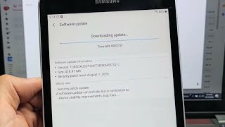 Galaxy TAB A: How to Software Update to Latest Android Version screenshot 4