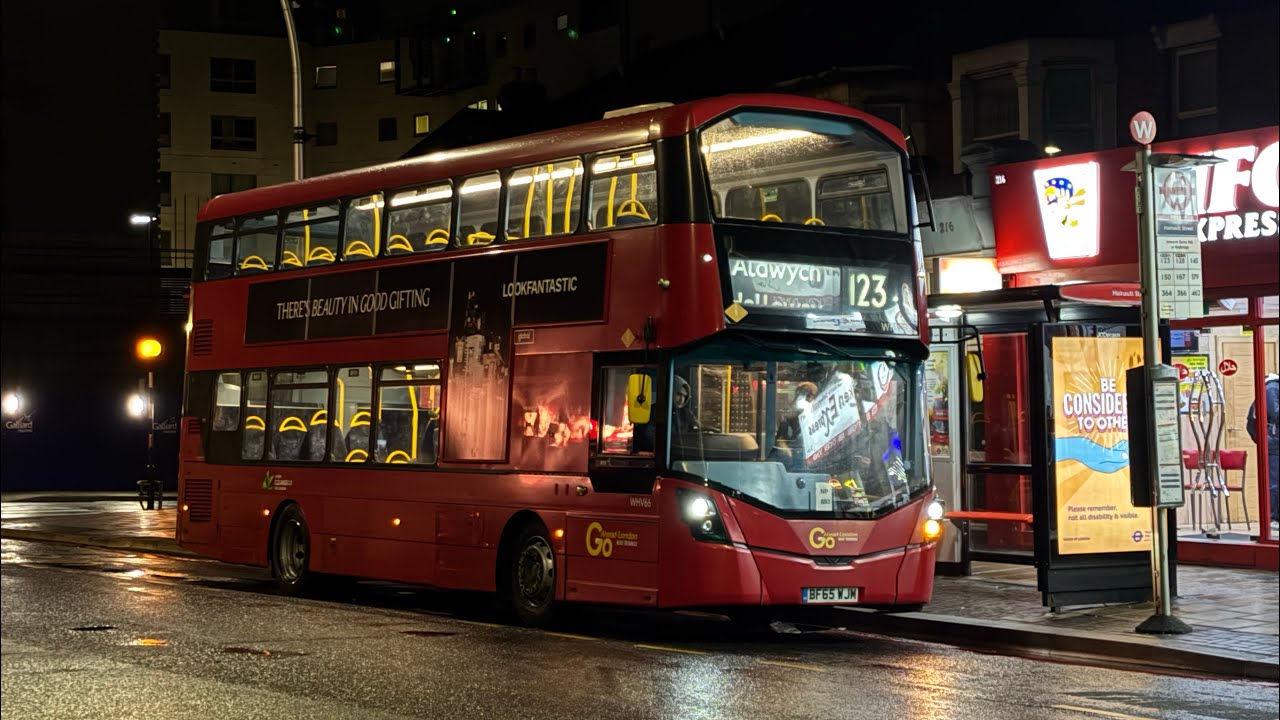 *First Day + Fast* Journey on Route 123. Volvo B5LH Wright Eclipse Gemini 3 (WHV66 - BF65WJM)
