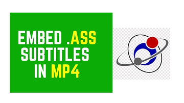 How to Embed ASS Subtitles to an MP4 Video