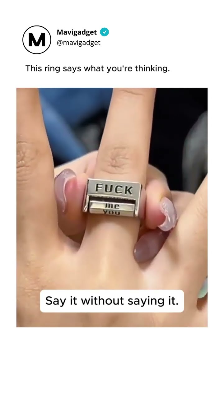 F*ck You Everything Rotating Mood Control Ring ?✅ Product Link in Bio ( # 2023 )