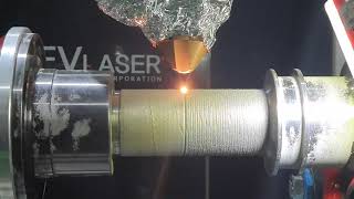 발전소 로타 레이저 클래딩 적용, 이브이레이저, Evlaser , Laser Cladding, Power Plant Rotor