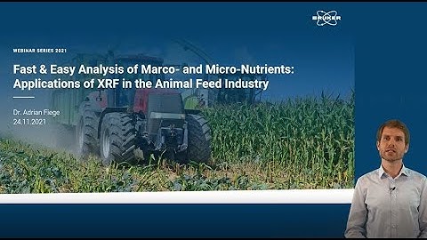Fast & Easy Analysis of Macro and Micro Nutrients: Applications of XRF in the Animal Feed Industry