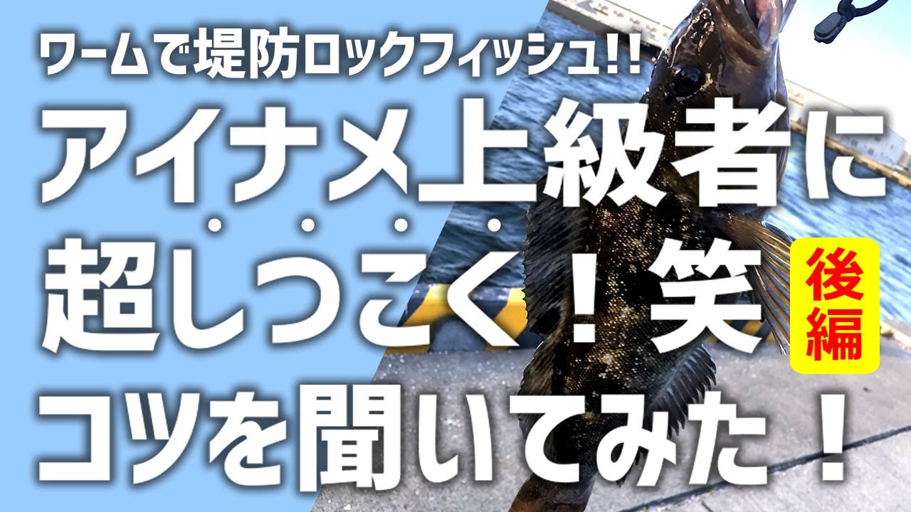 ロックフィッシュ 青森八戸岩手 アイナメ釣り上級者に 超しつこく質問 してみた 笑 後編 ワームの選び方 おすすめリグ おすすめタックルなどを解説 Youtube ロックフィッシュ 青森八戸岩手 アイナメ釣り上級者に 超しつこく質問 してみた 笑 後編 ワームの選び方 おすすめリグ おすすめタックルなどを解説 Youtube