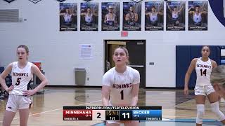 High School Girls Basketball: Minnehaha Academy vs. Becker